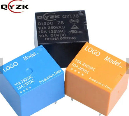 12v PCB 5 συνεχές ρεύμα 48v 24v 12 βολτ 5v ηλεκτρονόμων jqc-3F Spdt μετατροπής καρφιτσών T73 ηλεκτρομαγνητικό